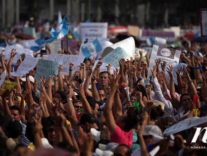 A human rights demonstration