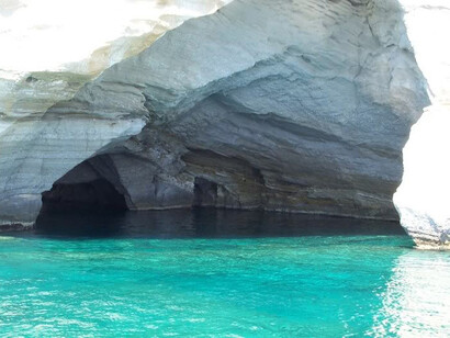 Cave in Milos