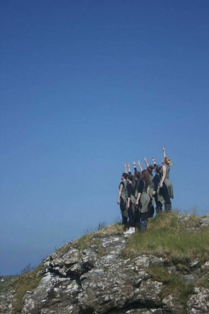 Photograph from The Nation//Live - Faith, Dancers from SkyeDance perform their personal conceptions of faith at Kilmuir, Isle of Skye, © National Galleries of Scotland and Atlas Arts 2013