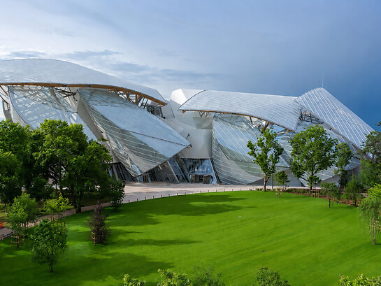 Fondation Louis Vuitton, a contemporary art museum and cultural centre sponsored by LVMH, Paris, France