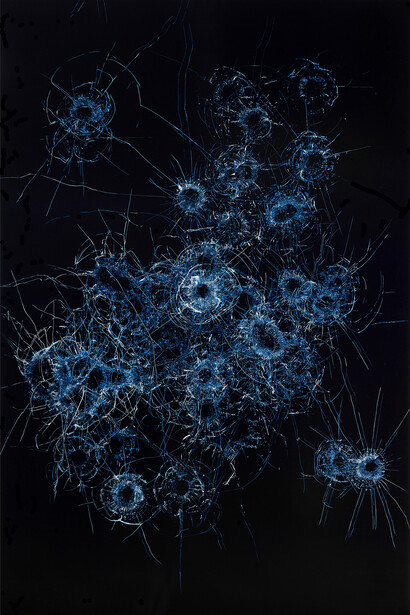 Zhao Zhao Constellations No. 14, 2015, Oil on canvas, 118 1/4 x 78 3/4 in (300 x 200 cm)