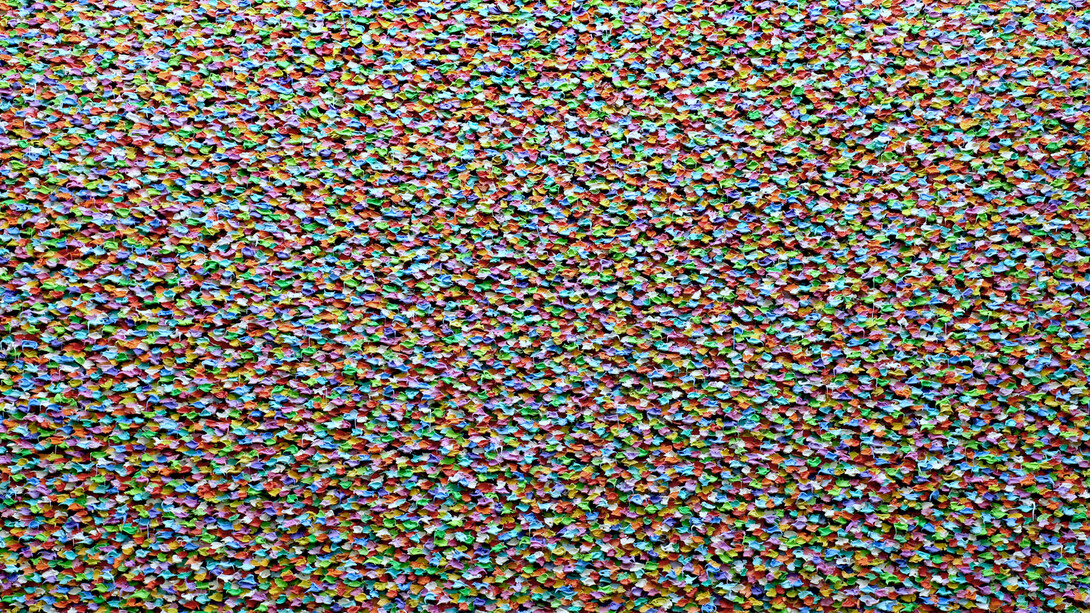 Robert Sagerman, 17,759 (detail), 2018. Courtesy of Cris Worley Fine Arts 