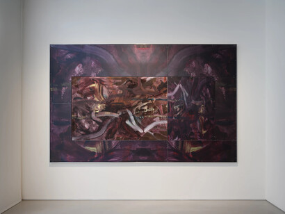 Michael Müller, Thinking about painting, exhibition view. Courtesy of gdm gallery