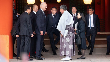 Líderes mundiales del G7 reunidos en Hiroshima, Japón