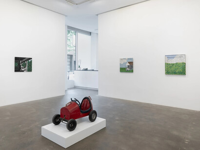 Robert Kobayashi, Take it easy, kid, exhibition view. Courtesy of Susan Inglett Gallery 