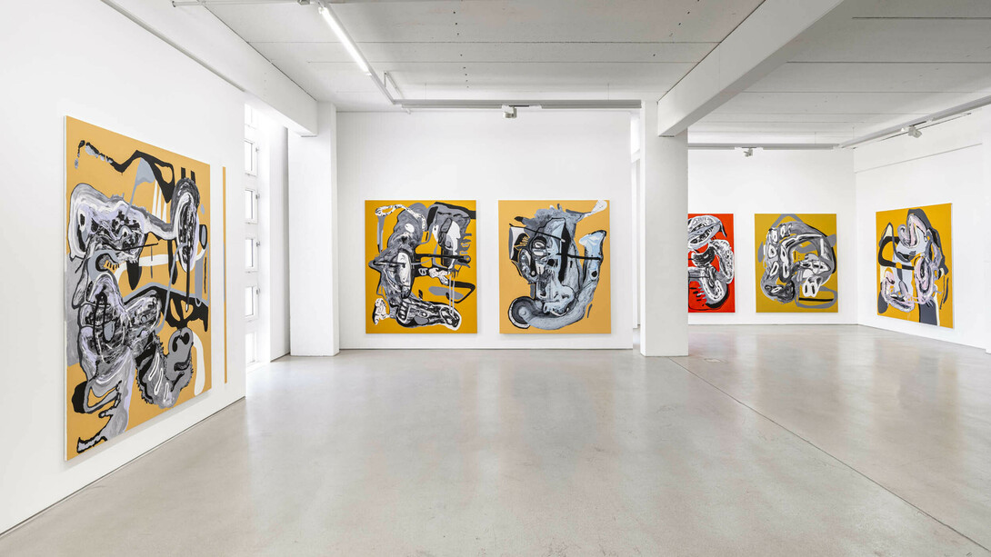 Jana Schröder, Synthetic existence: the gaze of the circuited collective, exhibition view. Courtesy of G2 Kunsthalle