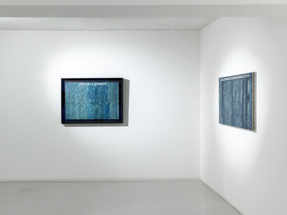 Alighiero e Boetti: Ononimo, exhibition view. Courtesy of Ben Brown Fine Arts