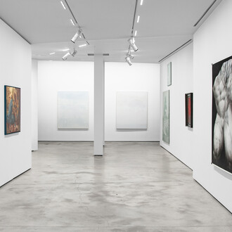 Varios artistas, Neo-Nueva York, vista de exhibición. Cortesía de la Galería Yusto / Giner 