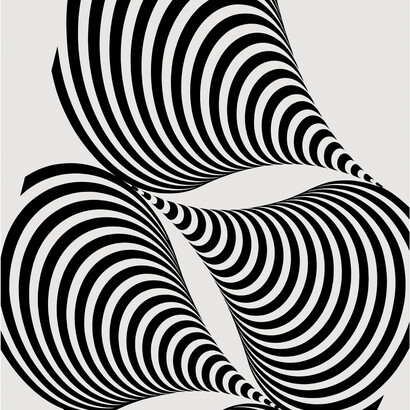 Franco Grignani, Diacronica 2T, Olio su tela, 134x96 cm, 1965, Collezione Lorenzelli Arte, Milano