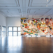 Albert Oehlen, Computer paintings, exhibition view. Courtesy of Hamburger Kunsthalle