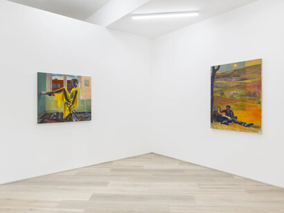 Adam Baker, Velvet hours, exhibition view. Courtesy of Beers Gallery