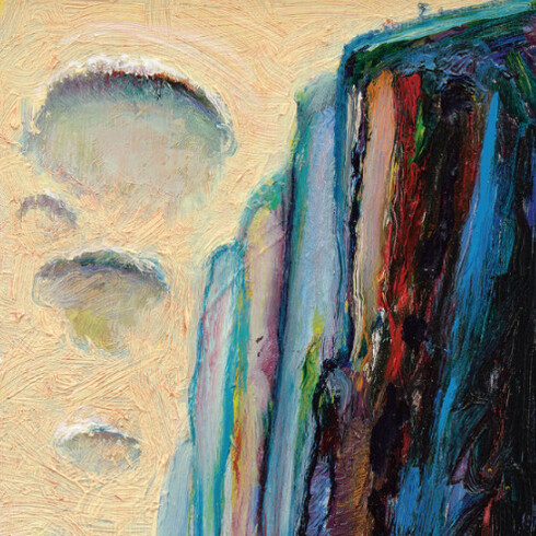 Wayne Thiebaud Mountains. Courtesy of Acquavella Gallery