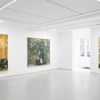 Matthias Franz, A claim no easy victories, exhibition view. Courtesy of Grimm Gallery