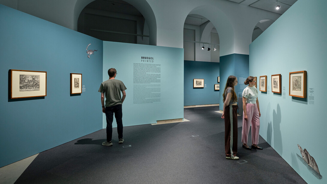Pieter Bruegel the Elder, Printed, exhibition view. Courtesy of Museum Städel