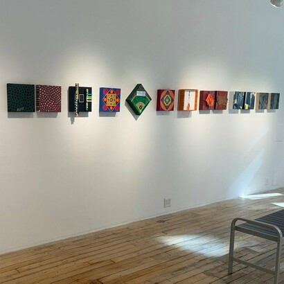 Various artists, The small works show, exhibition view. Courtesy of Carter Burden Gallery