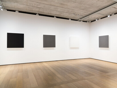 Ryoji Ikeda, Exhibition view. Courtesy of Almine Rech Gallery