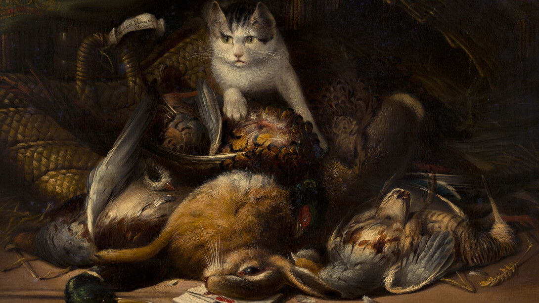 Henriëtte Ronner-Knip, Jachttableau 1850-1900 © Het KattenKabinet