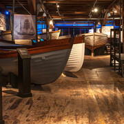The Navy's small boats. Courtesy of Sjöhistoriska museet