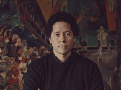 Michael Armitage's portrait. Courtesy of Punta della Dogana