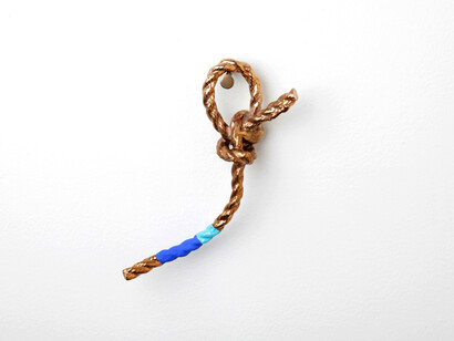 Anton Ginzburg, Knot, 2010, Bronze and paint, 19 x 14x 5 cm