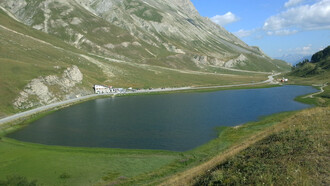 Vista paesaggio Argentera Cuneo, Italia