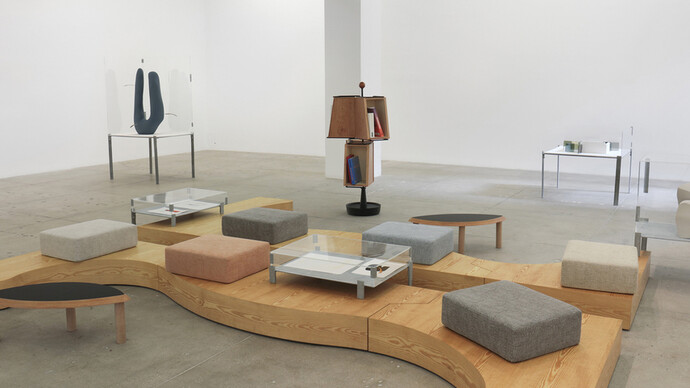Nairy Baghramian & Janette Laverrière. Courtesy of Marian Goodman Gallery