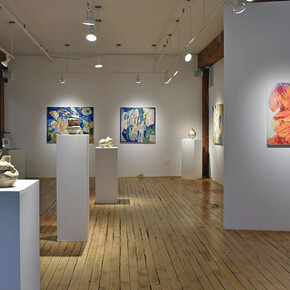 Various artists, Abstracting the personal, exhibition view. Courtesy of Carter Burden Gallery