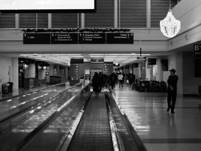 Departure boards reflecting the growing exodus of young talent