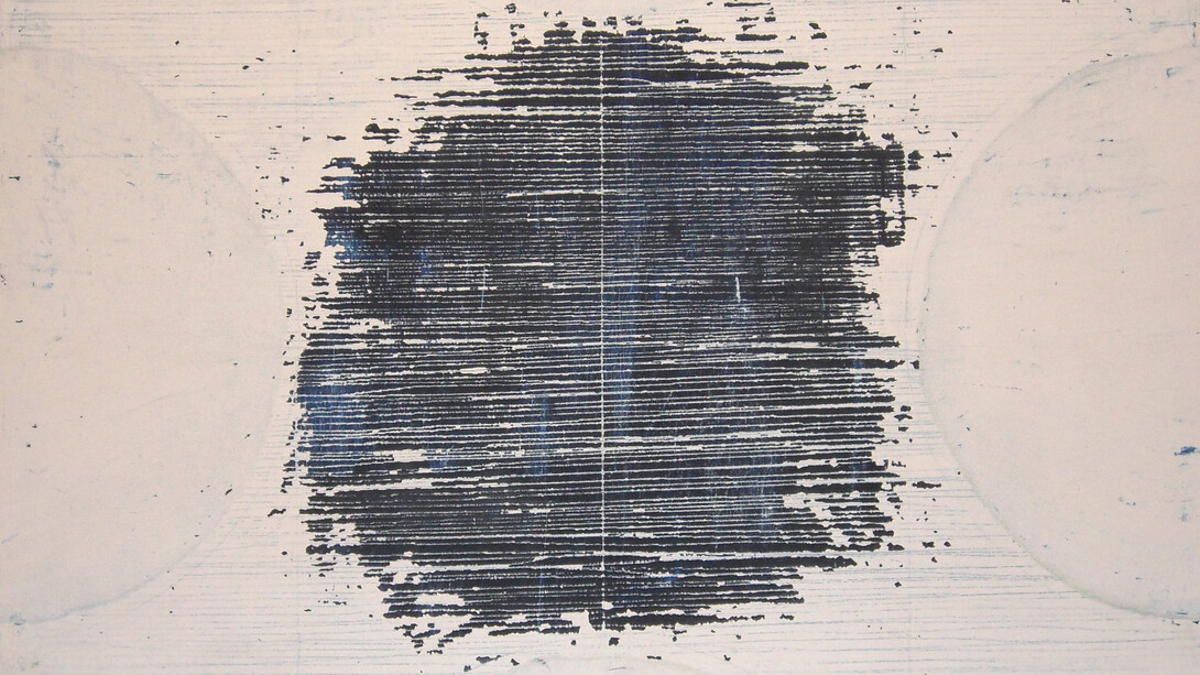 Paulo Quintas, Not that yellow, Vincent VI (detail), 2010, Oil on canvas, 130 x 130 cm