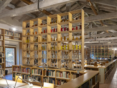 Flavio Favelli, Nuova mixage up, vista della mostra. Per gentile concessione del LabOratorio degli Angeli