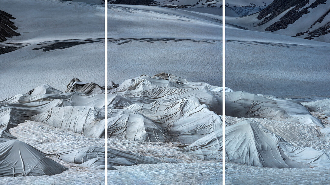 Thomas Wrede , Rhonegletscher III, 2019. Courtesy of Bernhard Knaus Fine Art