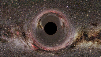 Recreación de un agujero negro y ondas gravitacionales