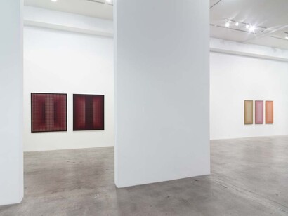Julian Stanczak. Courtesy of Diane Rosenstein Gallery