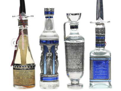 Ouzo, bebida producida exclusivamente en Grecia o Chipre