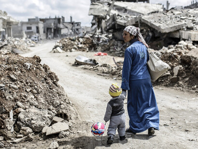 After many years of civil war in Syria, houses and infrastructure have disappeared during conflicts