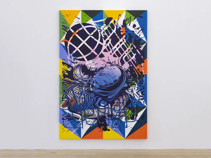 Christine Streuli, Upscape, exhibition view. Courtesy of Galerie Peter Kilchmann