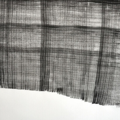 Sans titre, Encre de chine et pigment sur papier, 35×35 cm, 2013