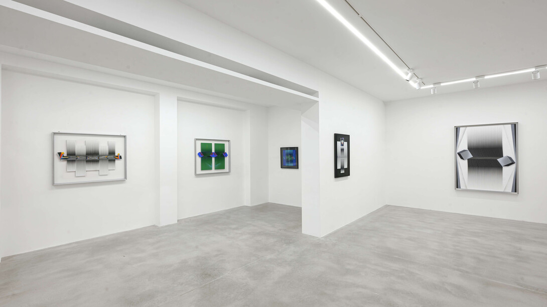 Alberto Biasi, Polytypes, exhibition view. Courtesy of Dep Art Gallery