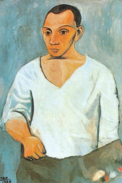 Pablo Picasso, ‘Autorretrato’, 1906. Óleo sobre lienzo, 91,9 x 73,3 cm. Philadelphia Museum of Art, Filadelfia.