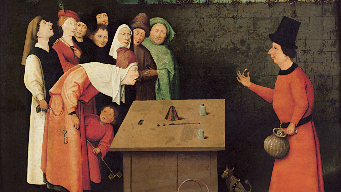  «El prestidigitador y el ratero» (1502), El Bosco