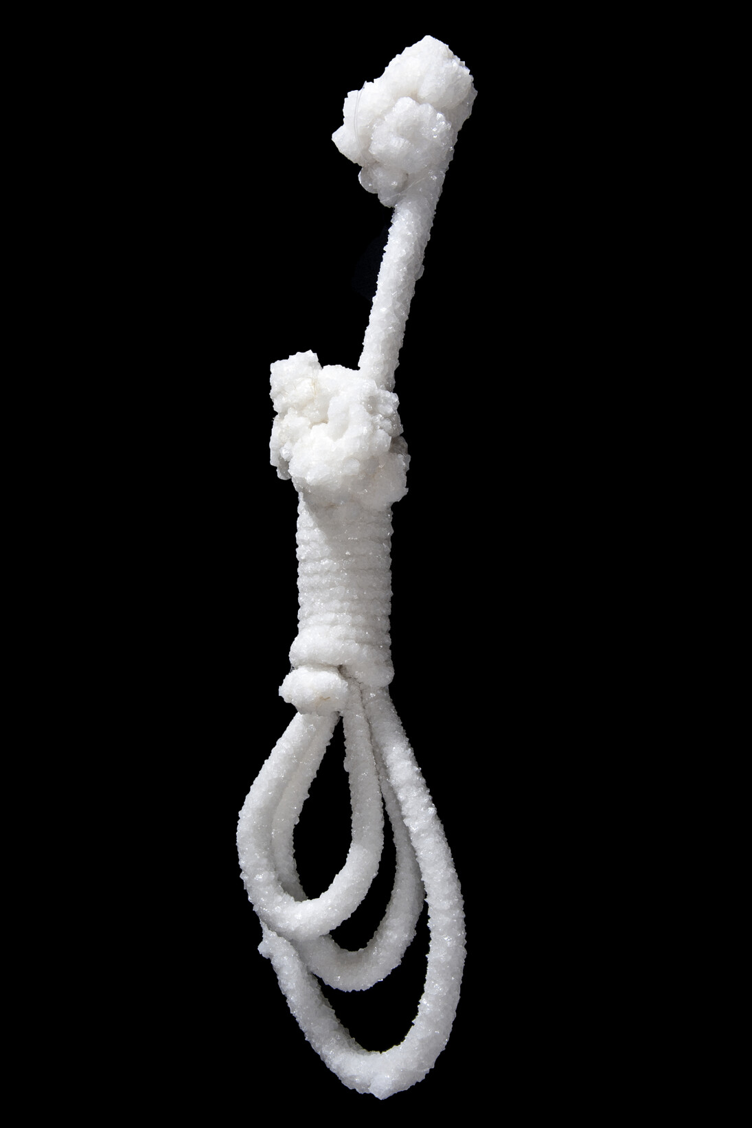 Sigalit Landau, Hope, 2013. Rope suspended in Dead Sea water, 85 x 30 x 18 cm. Photo: Yotam From. Courtesy the artist and Marlborough Contemporary