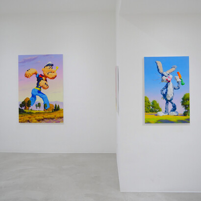 Ron DeFelice, The Long Shortcut, 2023, installation view. Courtesy of Kantor Gallery, LA
