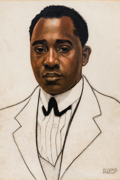 Winold Reiss, Portrait of Robert Nathaniel Dett, about 1925. Courtesy of Hirschl and Adler Galleries