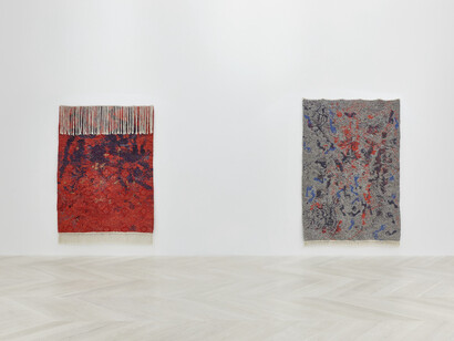 Igshaan Adams, Verkenning, exhibition view. Courtesy of Casey Kaplan Gallery