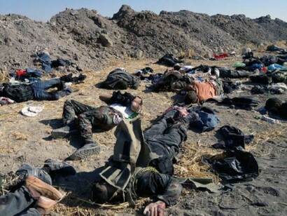 Bodies lying on the floor