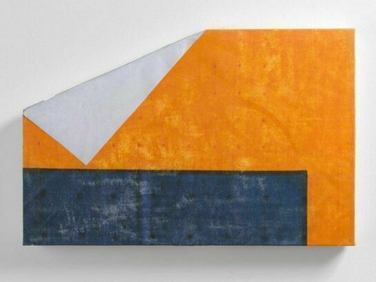 Jessica Mein, obra vinte e nove, 2013, acrylic medium on canvas and wood, 22.8 x 14.5 x 1.5 in. / 58 x 37 x 4 cm