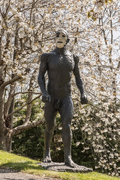Elisabeth Frink, Walking Man (Riace I), 1986, Bronze, H: (211 cm) 6 feet 11 inches, Edition of 4 
