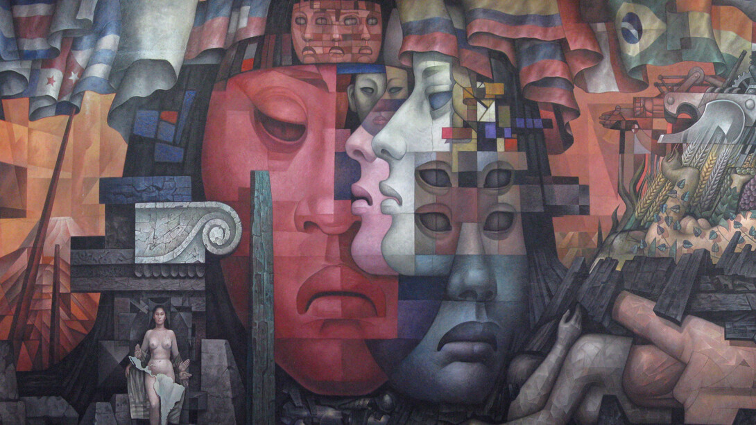 Jorge González Camarena, Presencia de América Latina (detalle)
