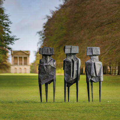 Lynn Chadwick at Houghton Hall, exhibition view. Courtesy of Pangolin London