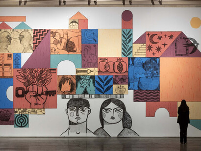 Varios artistas, ¿No hay nada como el hogar? Vista de exhibición. Cortesía de MUSAC